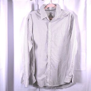 Jos A Bank 1905 Mens 16.5 35 Plaid Stretch Non Iron Tailored Fit Dress Shirt